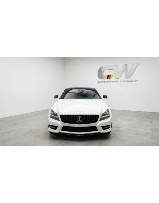 Splitter anteriore per Mercedes-Benz CLS W218 AMG Line (Cod. CW-CWFS-MB-W218-AMGL-V1-A1)