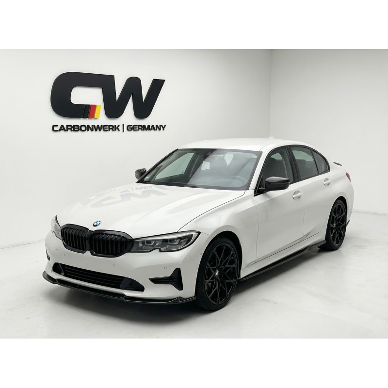 Splitter anteriore per BMW Serie 3 G20 Standard Bumper (Cod. CW-CWFS2-BW-G20-STDL-V2-A1)