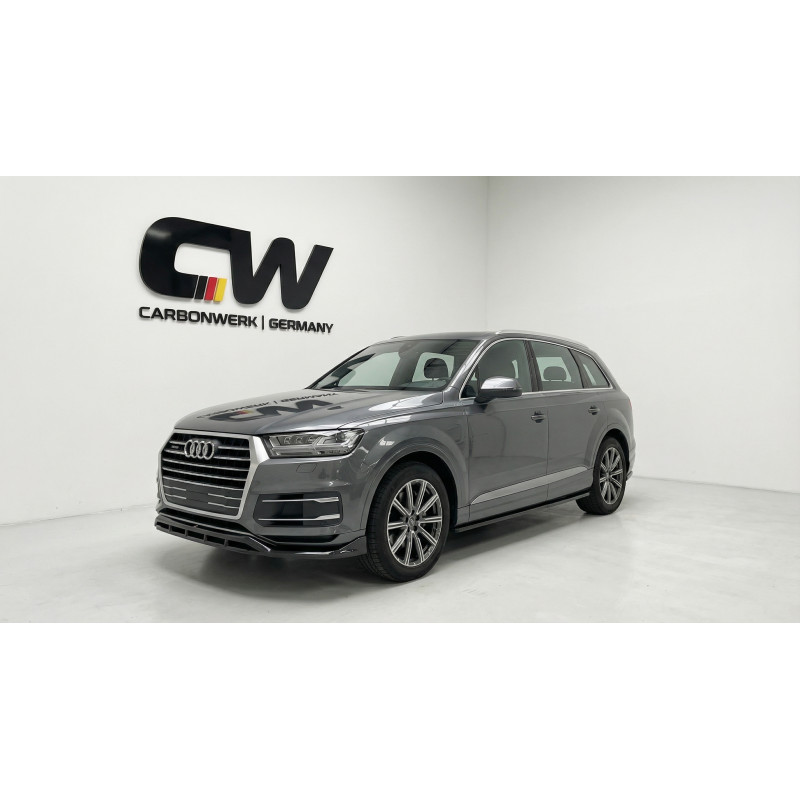Splitter anteriore per Audi Q7 MK2 FL (Cod. CW-CWFS2-AU-Q7S-S7SL-V1-A1)