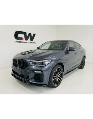 Splitter anteriore per BMW X6 G06 (Cod. CW-CWA-FS05-V4007PB)