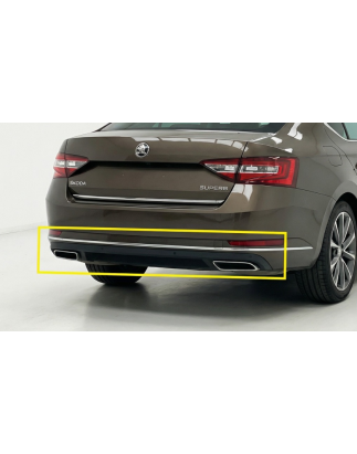 Diffusore posteriore per Skoda Superb MK3 (Cod. CW-CWDFSR-IA0001MBC)