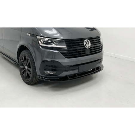 Splitter anteriore per Volkswagen Transporter T6.1 V2 (Cod. CW-CWFS01-0021)