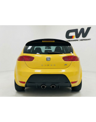 Spoiler posteriore per Seat Leon 2005 - 2009 Facelift (Cod. CW-CWSPR-PF0017PB)