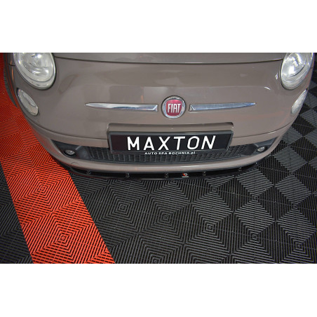 SPLITTER ANTERIORE V.1 FIAT 500  PREFACE (Cod. M-FI-500-FD1G)