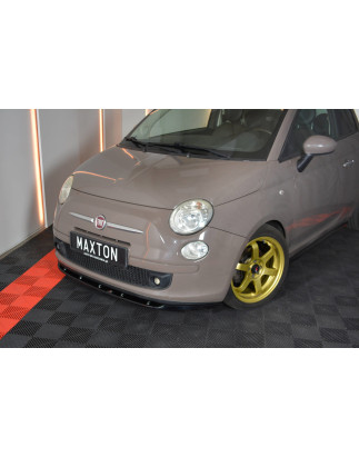 SPLITTER ANTERIORE V.1 FIAT 500  PREFACE (Cod. M-FI-500-FD1G)