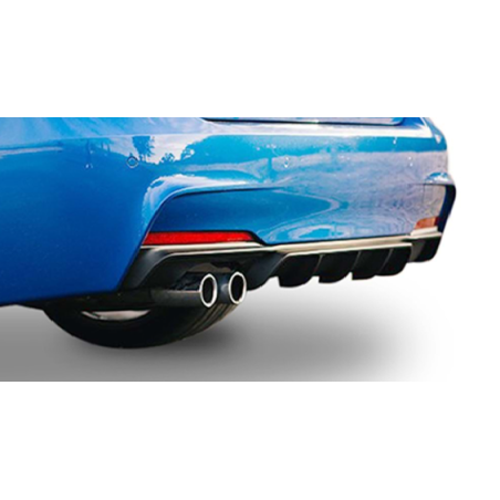 Diffusore posteriore per BMW Serie 3 F30 V2 (Cod. CW-CWDFSR-IA0006L2PB)