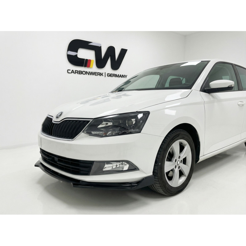 Splitter anteriore per Skoda Fabia MK3 (Cod. CW-CWBFSW-SV0006PB)