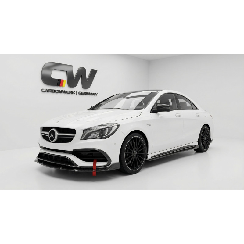 Splitter anteriore per Mercedes-Benz CLA W117 (Cod. CW-CWBFSW-IA0005PB)