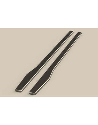 Diffusori minigonne per Mercedes-Benz C Series W204 (Cod. CW-CWSS10-0019W4)