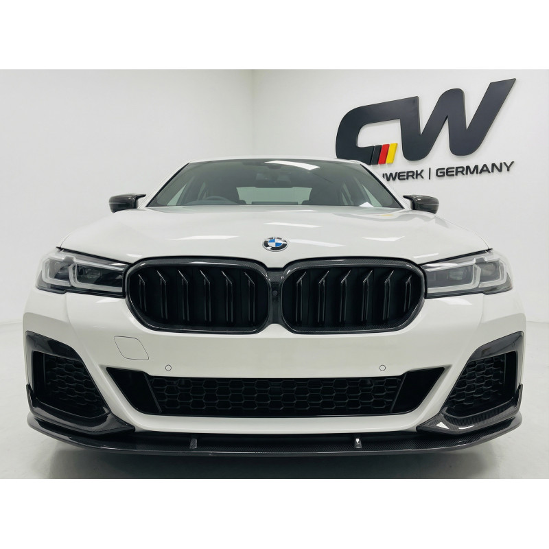 Splitter anteriore per BMW Serie 5 G30 V1 (Cod. CW-CWA-FSF05-0001PB)