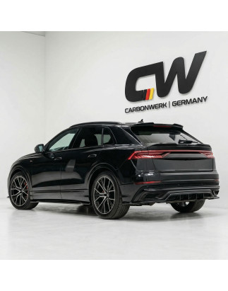 Spoiler tetto posteriore per Audi Q8 MK1 (Cod. CW-CWSP2-AU-Q8S-SSL-V1-A1)