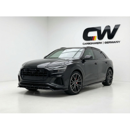 Splitter anteriore per Audi Q8 MK1 (Cod. CW-CWFS-AU-Q8S-SSL-V1-A1)