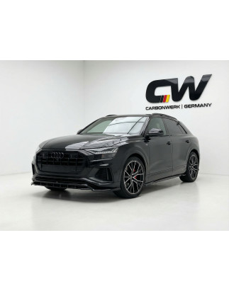 Splitter anteriore per Audi Q8 MK1 (Cod. CW-CWFS-AU-Q8S-SSL-V1-A1)