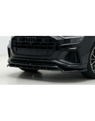 Splitter anteriore per Audi Q8 MK1 (Cod. CW-CWFS-AU-Q8S-SSL-V1-A1)
