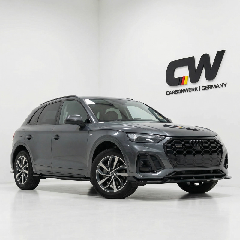 Splitter anteriore per Audi Q5 MK2 FL FL (Cod. CW-CWFS01.185)