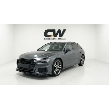 Splitter anteriore per Audi A6 C8 S Line S6/S Line V2 (Cod. CW-CWFS01-0158)