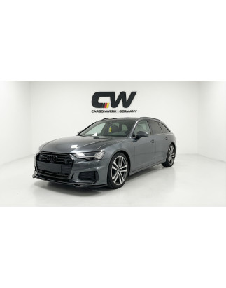 Splitter anteriore per Audi A6 C8 S Line S6/S Line V2 (Cod. CW-CWFS01-0158)
