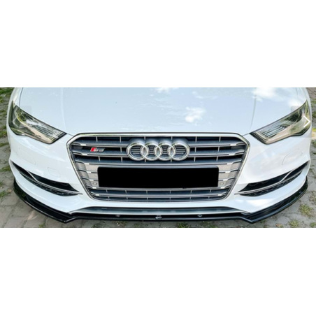 Splitter anteriore per Audi A3 8V S Line V2 (Cod. CW-CWFS01-0118-1)