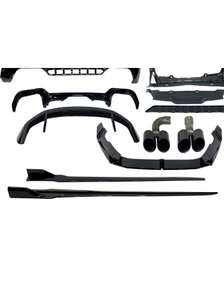 kit estetico BMW X3 G01 LCI Look M Performance Nero lucido (Cod. E-TCBG306)