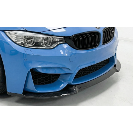 Splitter anteriore per BMW Serie 4 F82 M4 (Cod. CW-CWA-FS05-V4009PB)
