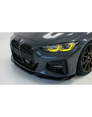 Splitter anteriore per BMW Serie 4 G22 M Pack V2 (Cod. CW-CWFS01-0054)