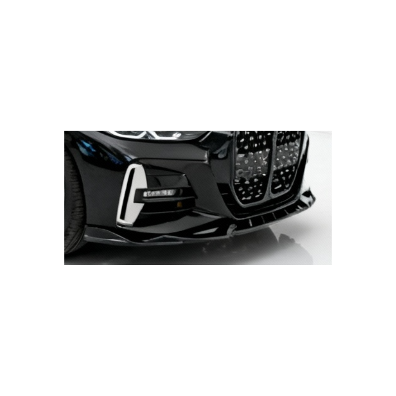 Splitter anteriore per BMW Serie 4 G22 M Pack V1 (Cod. CW-CWA-FS02-0054)