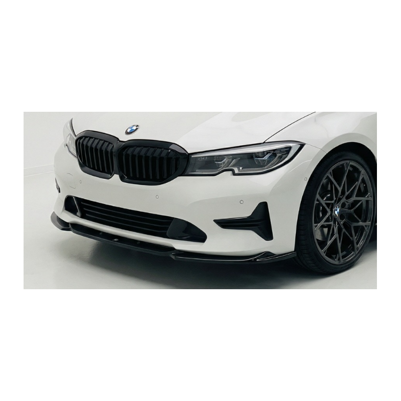 Splitter anteriore per BMW Serie 3 G20 M Pack V2 (Cod. CW-CWA-FS05-V0003PB)