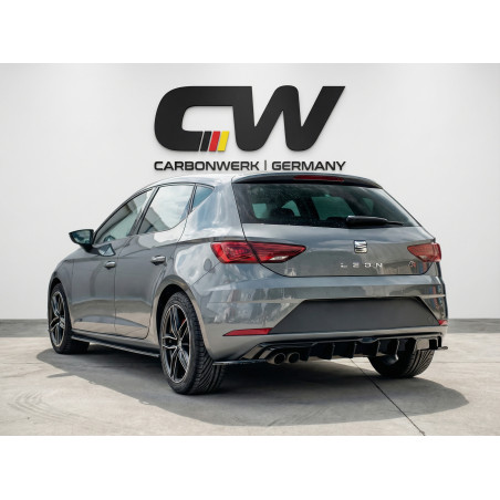 Diffusore posteriore per Seat Leon 2017 - 2020 FL (Cod. CW-CWRV21-0008)