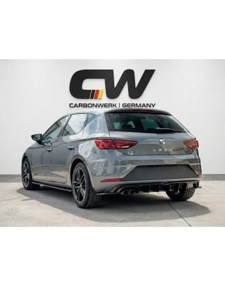 Diffusore posteriore per Seat Leon 2017 - 2020 FL (Cod. CW-CWRV21-0008)