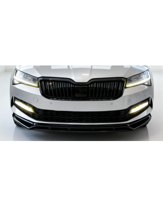 Splitter anteriore per Skoda Superb MK3 FL FL (Cod. CW-CWFS01-0091)