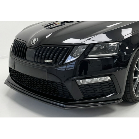 Splitter anteriore per Skoda Octavia MK3 FL VRS FL (Cod. CW-CWRG-BFS-PV3002PB)