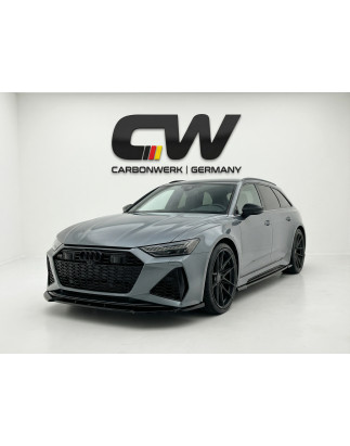 Splitter anteriore per Audi A6 C8 (Cod. CW-CWFS01-0033)