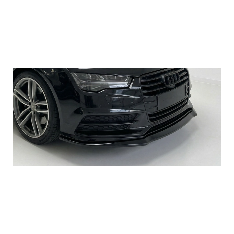 Splitter anteriore per Audi A7 2014 - 2018 FL (Cod. CW-CWFS2-AU-A7C7FL-S7SL-V1-A1)