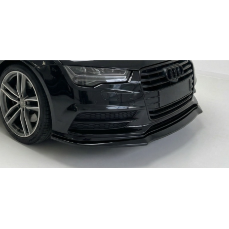 Splitter anteriore per Audi A7 2014 - 2018 FL (Cod. CW-CWFS2-AU-A7C7FL-S7SL-V1-A1)