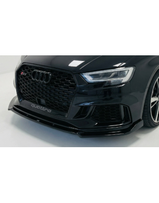 Splitter anteriore per Audi A3 8V FL FL V2 (Cod. CW-CWFS01-0031)