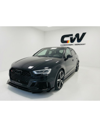 Splitter anteriore per Audi A3 8V FL FL V2 (Cod. CW-CWFS01-0031)