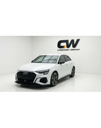 Splitter anteriore per Audi A3 8Y S Line V4 (Cod. CW-CWFS01-0132)