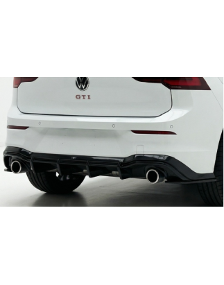 Diffusore posteriore per Volkswagen Golf MK8 GTI (Cod. CW-CWRV2-VW-GF8-GTI-V1-A1)