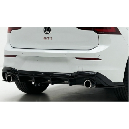 Diffusore posteriore per Volkswagen Golf MK8 GTI (Cod. CW-CWRV2-VW-GF8-GTI-V1-A1)