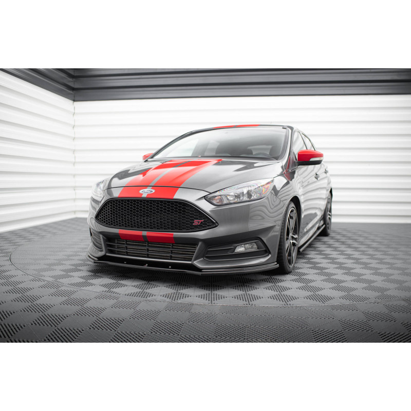 SPLITTER ANTERIORE V.1 Ford Focus ST Mk3 FL (Cod. M-FO-FO-3F-ST-FD1G)