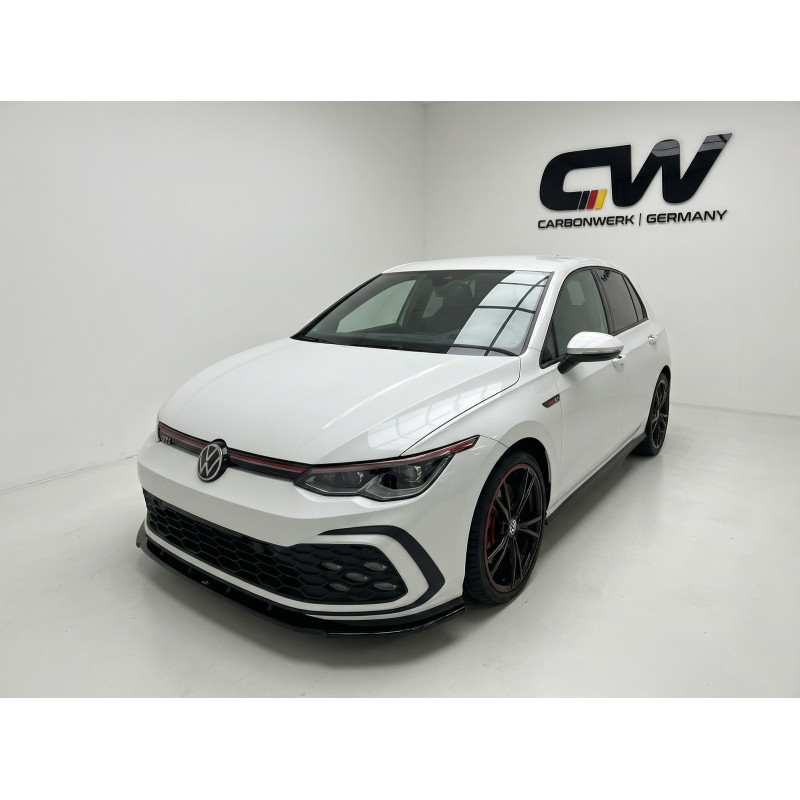 Splitter anteriore per Volkswagen Golf MK8 GTI V1 (Cod. CW-CWFS2-VW-GF8-GTI-V1-A1)