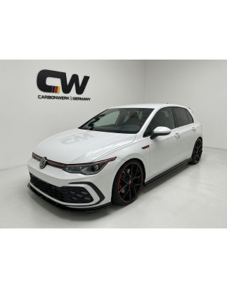 Splitter anteriore per Volkswagen Golf MK8 GTI V1 (Cod. CW-CWFS2-VW-GF8-GTI-V1-A1)