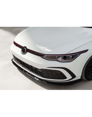 Splitter anteriore per Volkswagen Golf MK8 GTI V1 (Cod. CW-CWMX-BFS-PV3019PB)