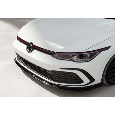 Splitter anteriore per Volkswagen Golf MK8 GTI V1 (Cod. CW-CWMX-BFS-PV3019PB)