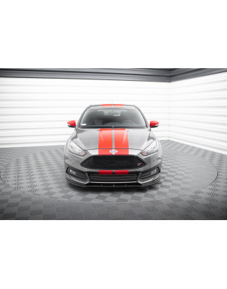 SPLITTER ANTERIORE V.1 Ford Focus ST Mk3 FL (Cod. M-FO-FO-3F-ST-FD1G)