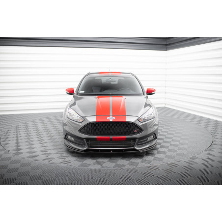 SPLITTER ANTERIORE V.1 Ford Focus ST Mk3 FL (Cod. M-FO-FO-3F-ST-FD1G)