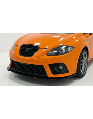 Splitter anteriore per Seat Leon MK2 FL FL (Cod. CW-CWFS2-SE-LN2FL-CFR2-V1-B1)