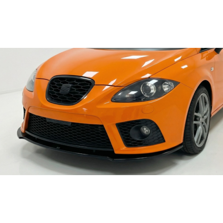 Splitter anteriore per Seat Leon MK2 FL FL (Cod. CW-CWFS2-SE-LN2FL-CFR2-V1-B1)