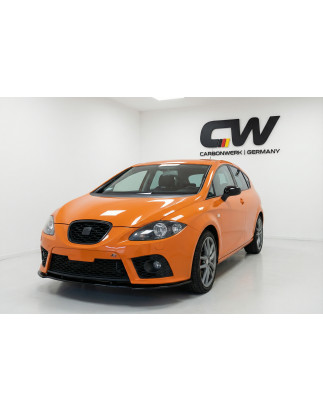 Splitter anteriore per Seat Leon MK2 FL FL (Cod. CW-CWFS2-SE-LN2FL-CFR2-V1-B1)