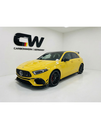 Splitter anteriore per Mercedes-Benz A Series W177 (Cod. CW-CWFS2-MB-W177-AMGA45-SA-V1-A1)